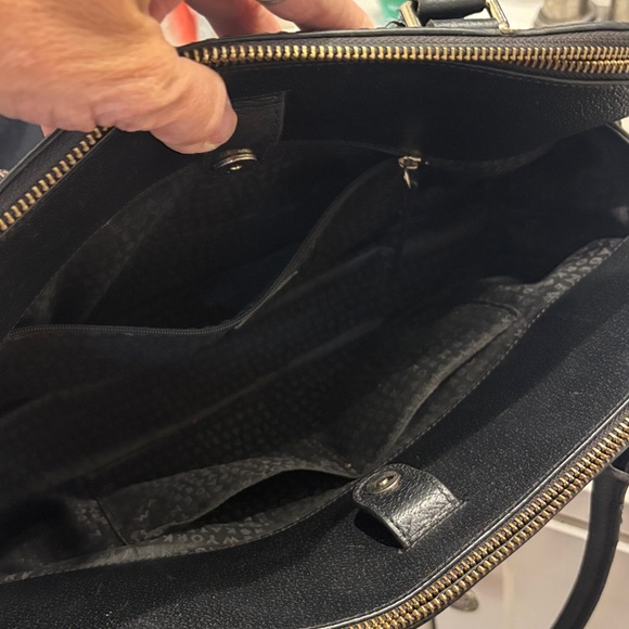 kate spade Black Leather Shoulder Satchel - Picture 5 of 14